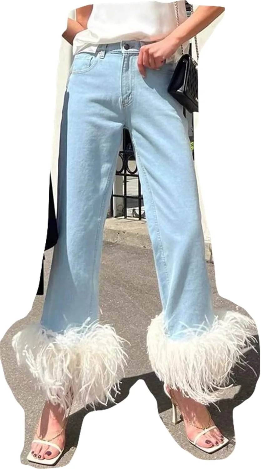 Женские джинсы MY-32 с высокой талией и прямыми широкими штанинами SULBUS
Женские джинсы MY-32 с высокой талией и прямыми широкими штанинами SULBUS