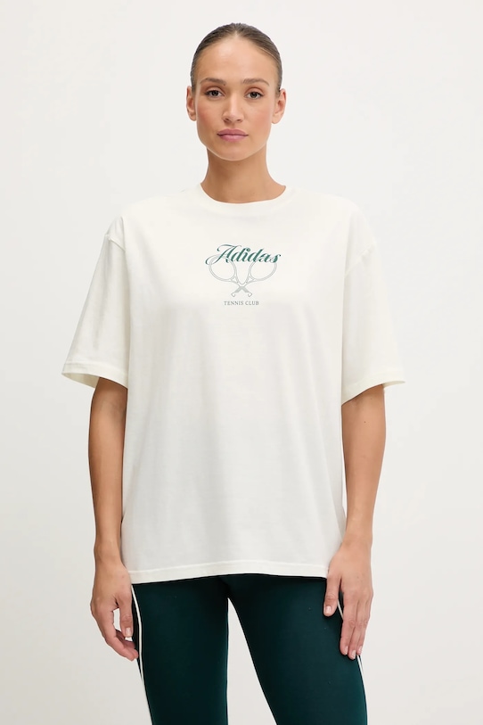 Хлопковая футболка Country Club с принтом Adidas, бежевый
Хлопковая футболка Country Club с принтом Adidas, бежевый