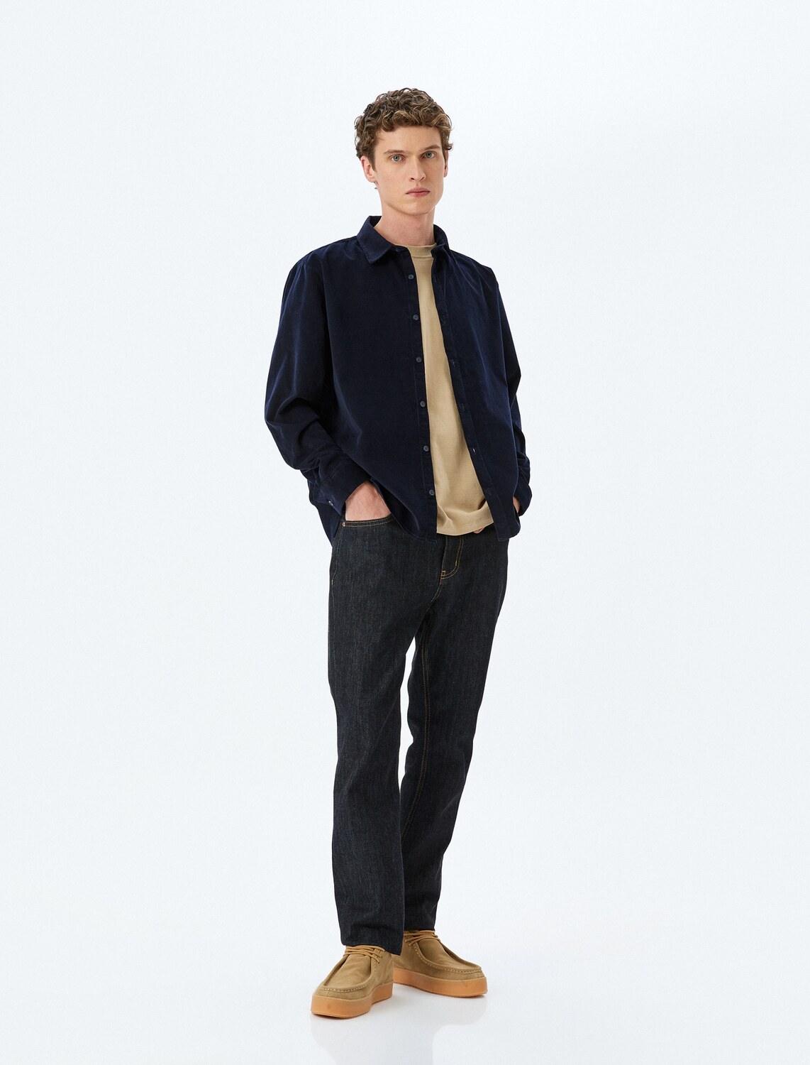 Koton Рубашка на пуговицах Regular fit в цвете Marine Blue
Koton Рубашка на пуговицах Regular fit в цвете Marine Blue