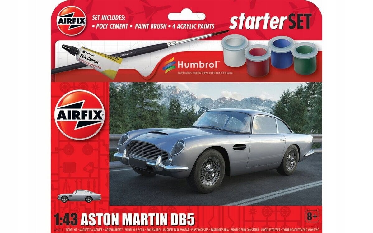 Aston Martin DB5 - подарочный набор Airfix 55011
Aston Martin DB5 - подарочный набор Airfix 55011