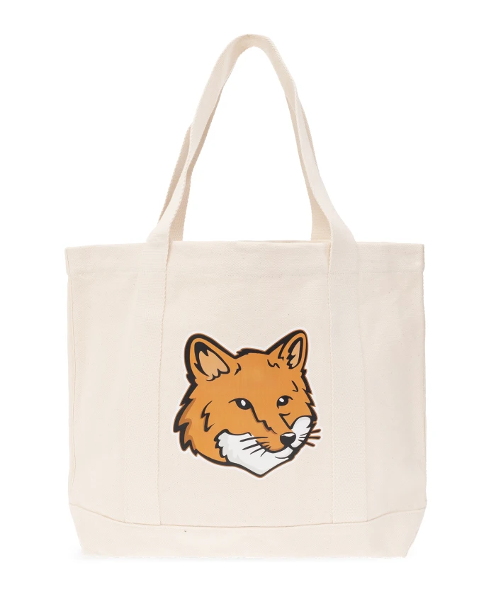 Сумка Шоппер с логотипом Maison Kitsuné, бежевый
Сумка Шоппер с логотипом Maison Kitsuné, бежевый