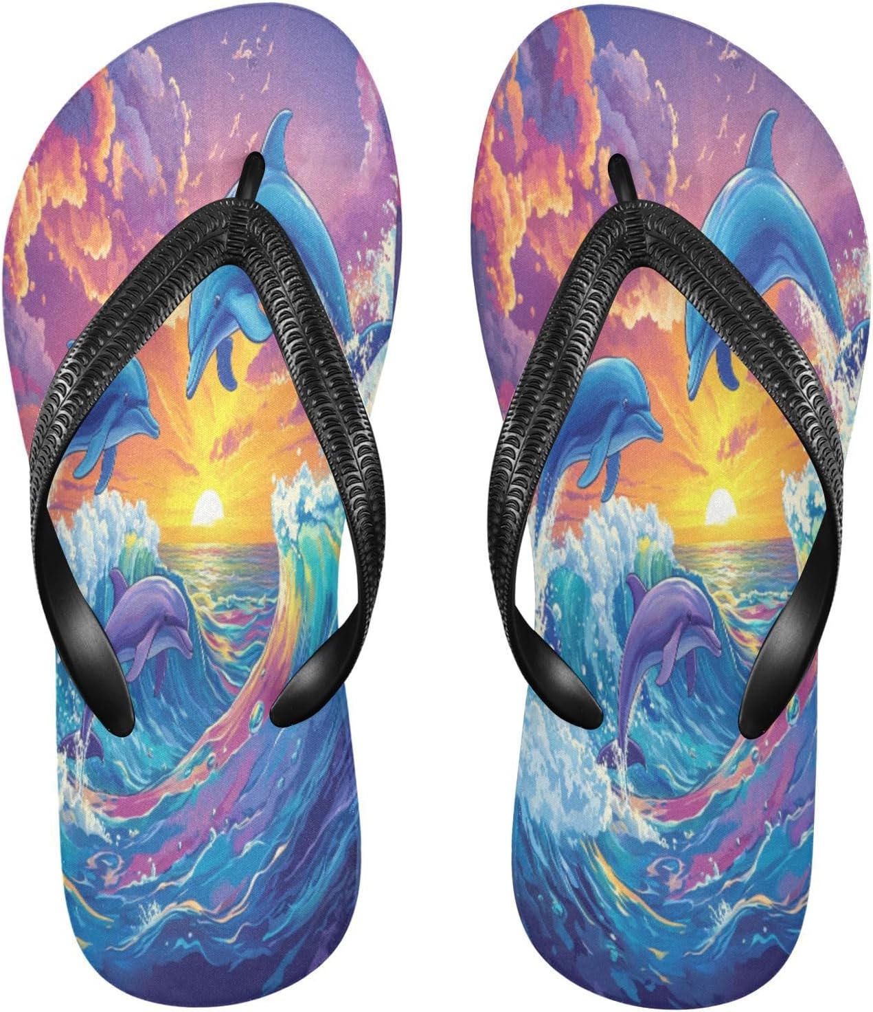 Сланцы Dolphin Wave Sunset Blue для пляжа, с ремешком между пальцев, резиновые, противоскользящие, летние, для прогулок, для мужчин и женщин Sinestour
Сланцы Dolphin Wave Sunset Blue для пляжа, с ремешком между пальцев, резиновые, противоскользящие, летние, для прогулок, для мужчин и женщин Sinestour