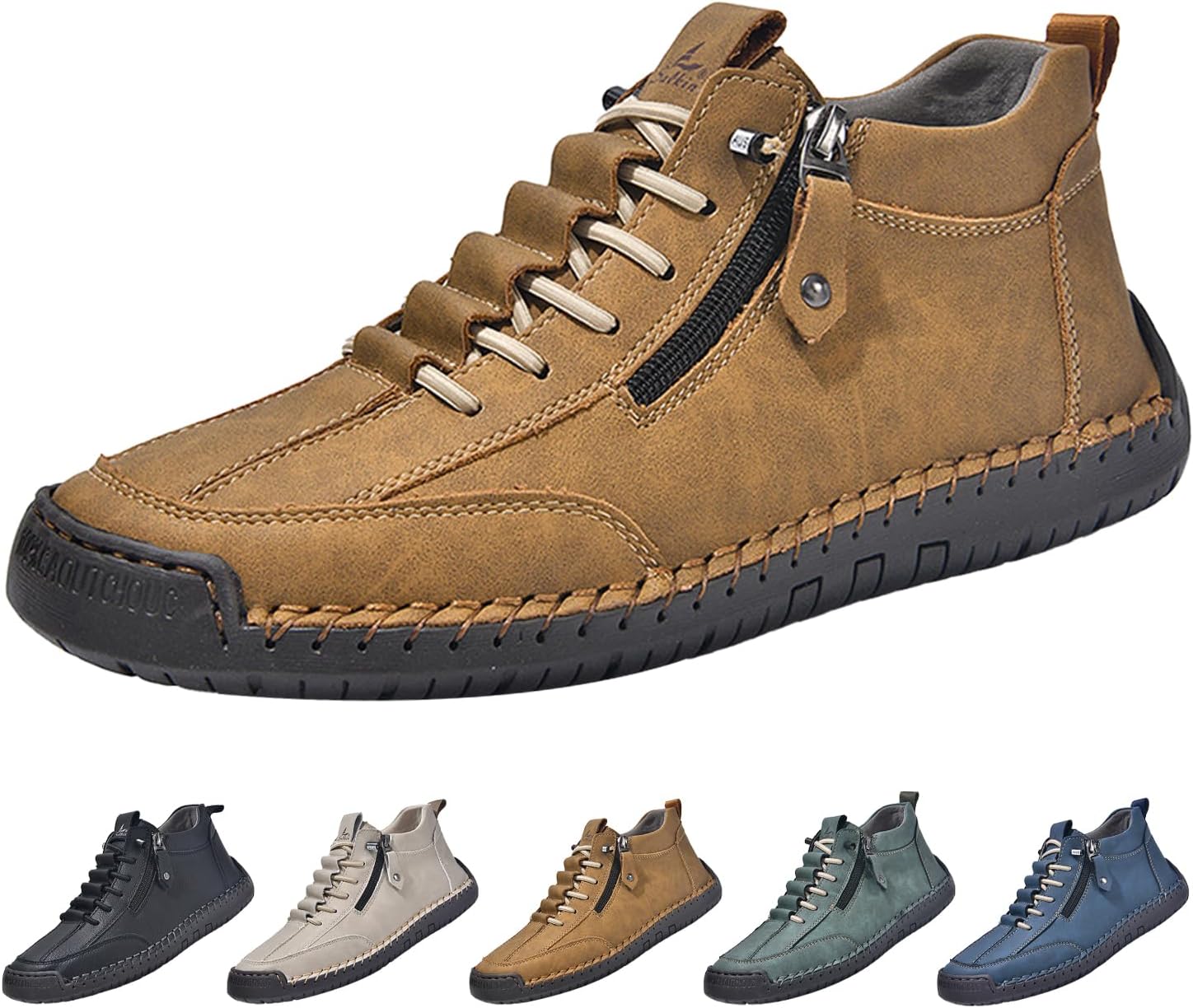 Мужские лоферы из кожи, повседневная обувь, удобные винтажные с ручной строчкой, с боковой молнией, нескользящие, модные кроссовки Hneowgn, желтый
Мужские лоферы из кожи, повседневная обувь, удобные винтажные с ручной строчкой, с боковой молнией, нескользящие, модные кроссовки Hneowgn, желтый