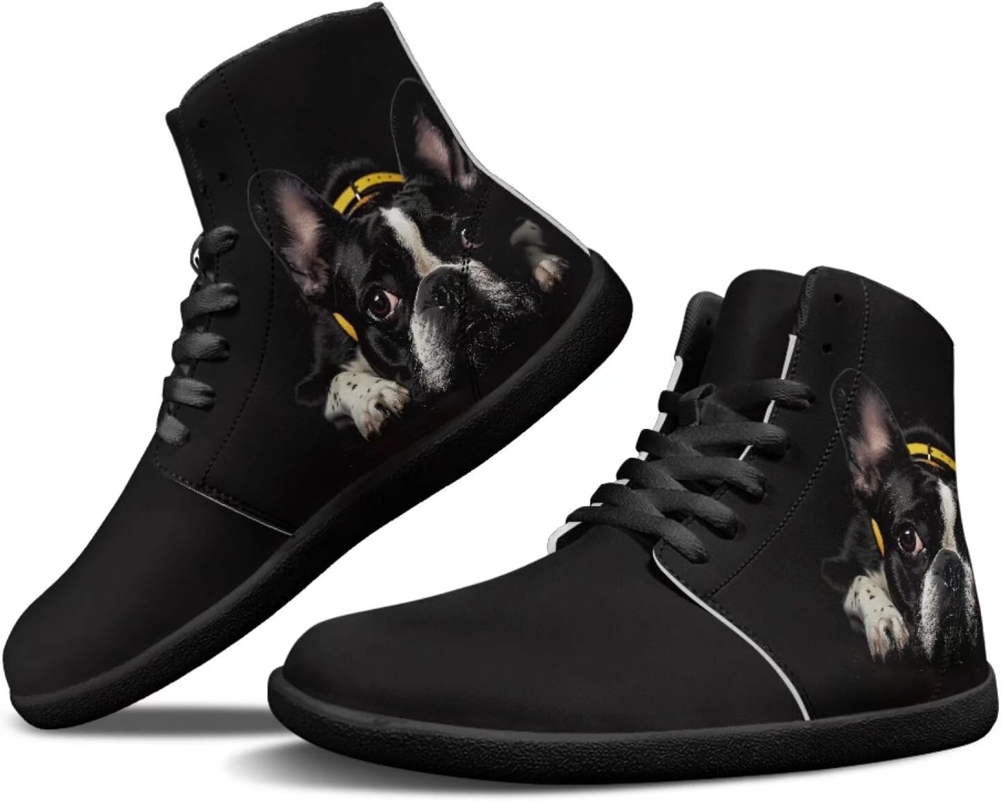 Мужские обувь Binienty Barefoot с широкой пяткой, высокие кеды с ПУ, минималистичные кроссовки с нулевым перепадом для активного отдыха, French Bulldog
Мужские обувь Binienty Barefoot с широкой пяткой, высокие кеды с ПУ, минималистичные кроссовки с нулевым перепадом для активного отдыха, French Bulldog