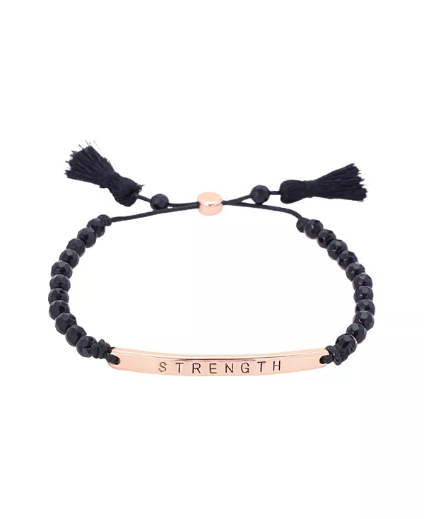 Браслет из бусин силы черного агата Unwritten, gold
Браслет из бусин силы черного агата Unwritten, gold