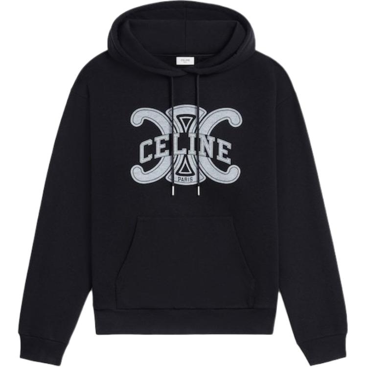 Свободная худи на шнурке CELINE, черный
Свободная худи на шнурке CELINE, черный