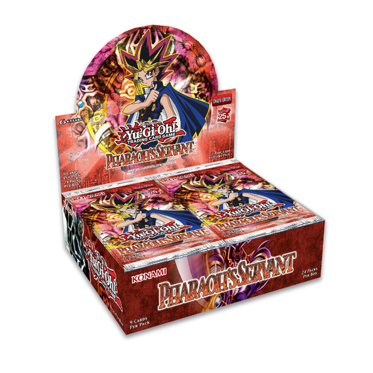 Карточная игра Yu-Gi-Oh!: Pharaoh's Servant - 25th Anniversary Edition - Booster Box 
Карточная игра Yu-Gi-Oh!: Pharaoh's Servant - 25th Anniversary Edition - Booster Box