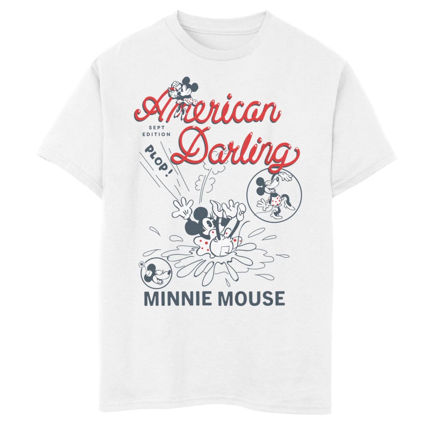 Футболка Disney's Minnie Mouse с рисунком комиксов American Darling для мальчиков 8–20 лет Disney, белый
Футболка Disney's Minnie Mouse с рисунком комиксов American Darling для мальчиков 8–20 лет Disney, белый