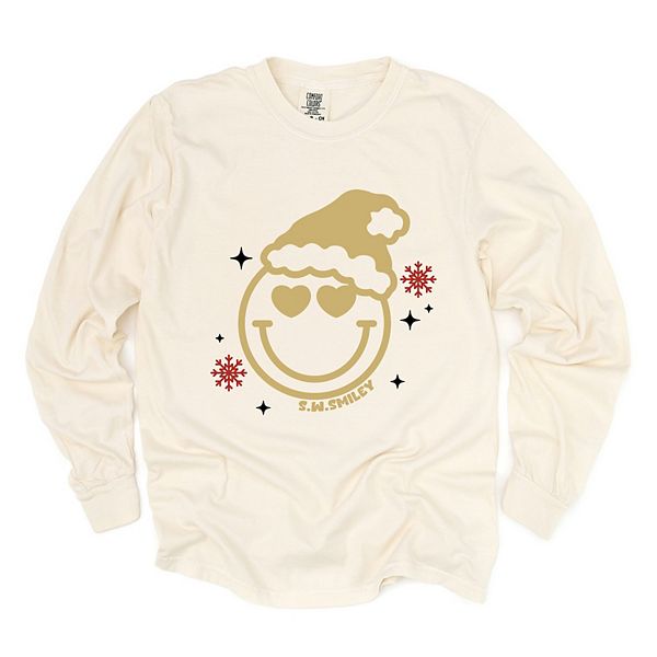 SWSmiley christmas heart eyes - женская футболка с длинным рукавом и принтом, окрашенная в стиле garment dyed Simply Sage Market, Ivory, Зеленый, SWSmiley christmas heart eyes - женская футболка с длинным рукавом и принтом, окрашенная в стиле garment dyed
SWSmiley christmas heart eyes - женская футболка с длинным рукавом и принтом, окрашенная в стиле garment dyed Simply Sage Market, Ivory, Зеленый, SWSmiley christmas heart eyes - женская футболка с длинным рукавом и принтом, окрашенная в стиле garment dyed