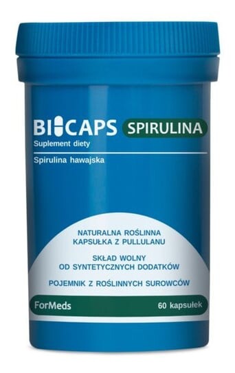 Formeds, Bicaps, Добавка Гавайская спирулина, 60 капсул
Formeds, Bicaps, Добавка Гавайская спирулина, 60 капсул