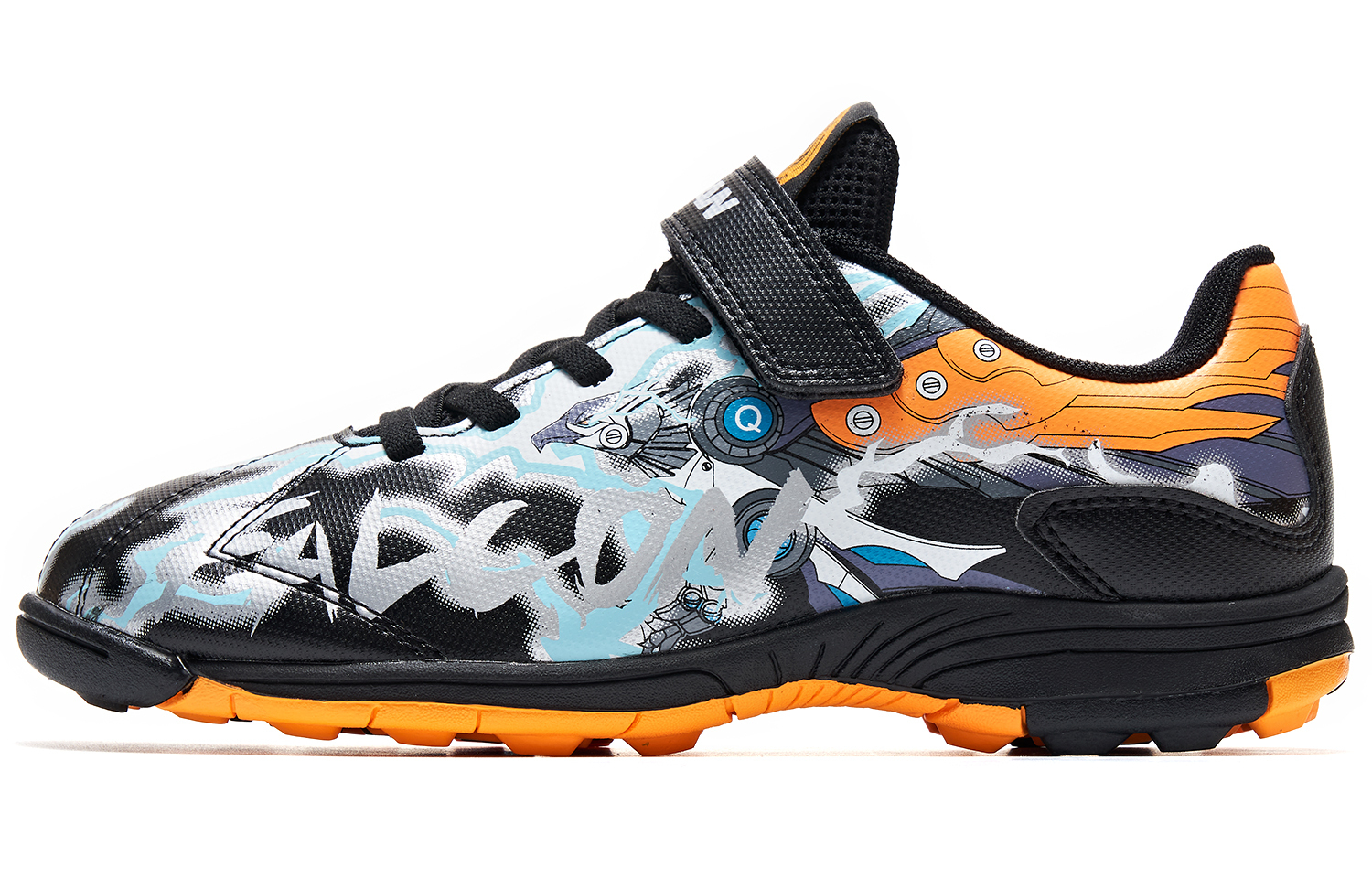 QIAODAN Противоскользящие износостойкие низкие детские футбольные бутсы black orange для подростков
QIAODAN Противоскользящие износостойкие низкие детские футбольные бутсы black orange для подростков