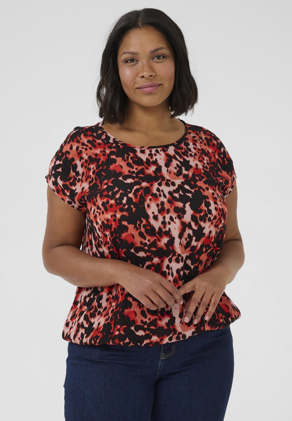 Блуза KCAMI STANLEY Kaffe Curve, черный 
Блуза KCAMI STANLEY Kaffe Curve, черный