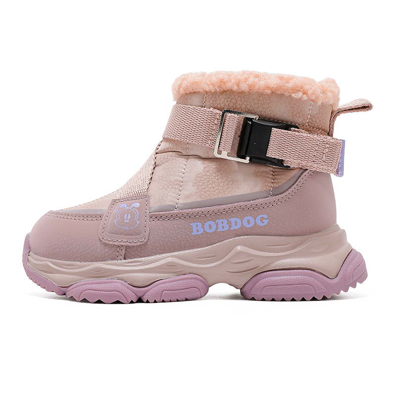 Нескользящие теплые высокие детские зимние ботинки для детей BOBDOG, розовый/фиолетовый
Нескользящие теплые высокие детские зимние ботинки для детей BOBDOG, розовый/фиолетовый