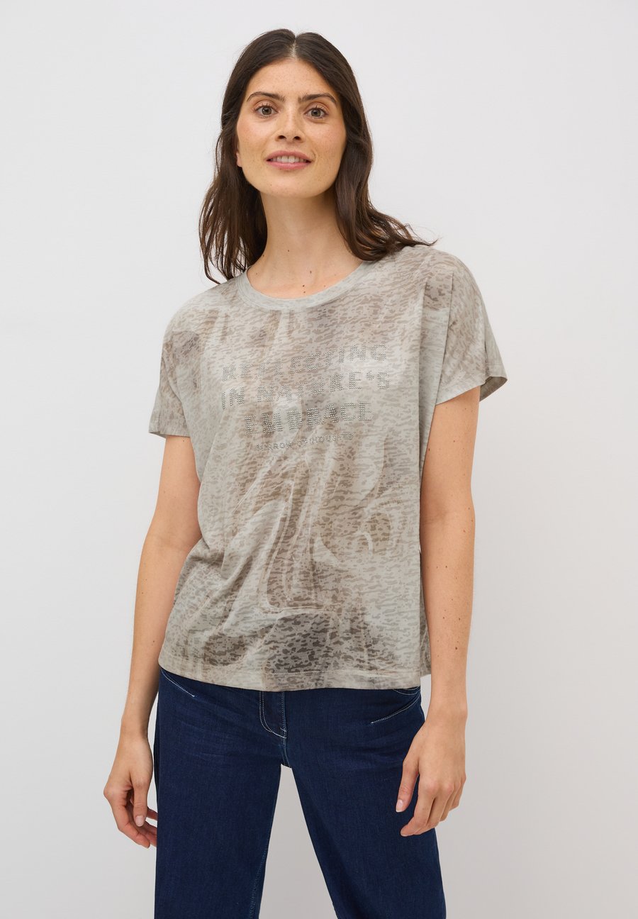 Футболка Cecil AUSBRENNER WORDING, Braun/Brown
Футболка Cecil AUSBRENNER WORDING, Braun/Brown