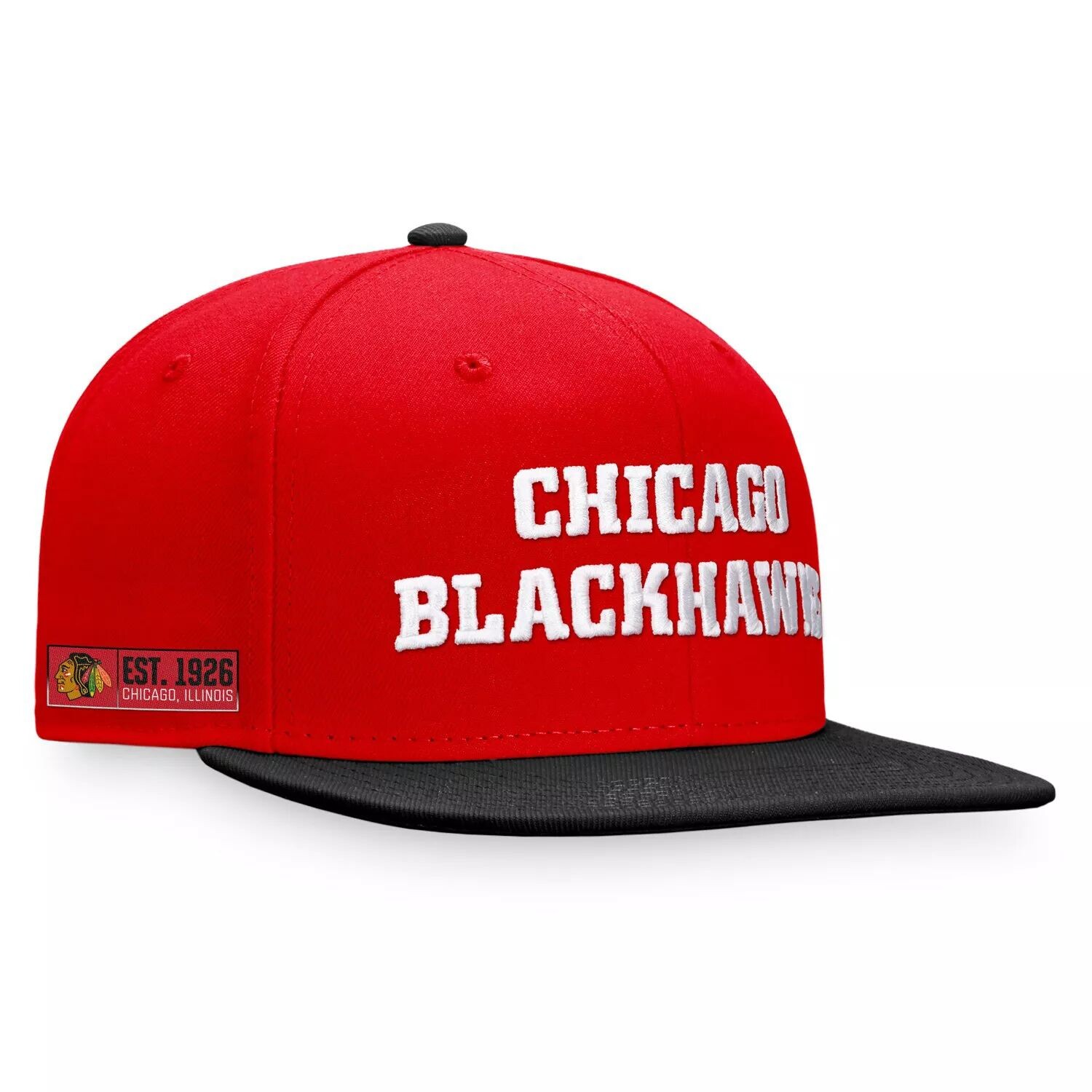 Мужская фирменная красная/черная бейсболка Chicago Blackhawks Fanatics с цветными блоками Snapback
Мужская фирменная красная/черная бейсболка Chicago Blackhawks Fanatics с цветными блоками Snapback