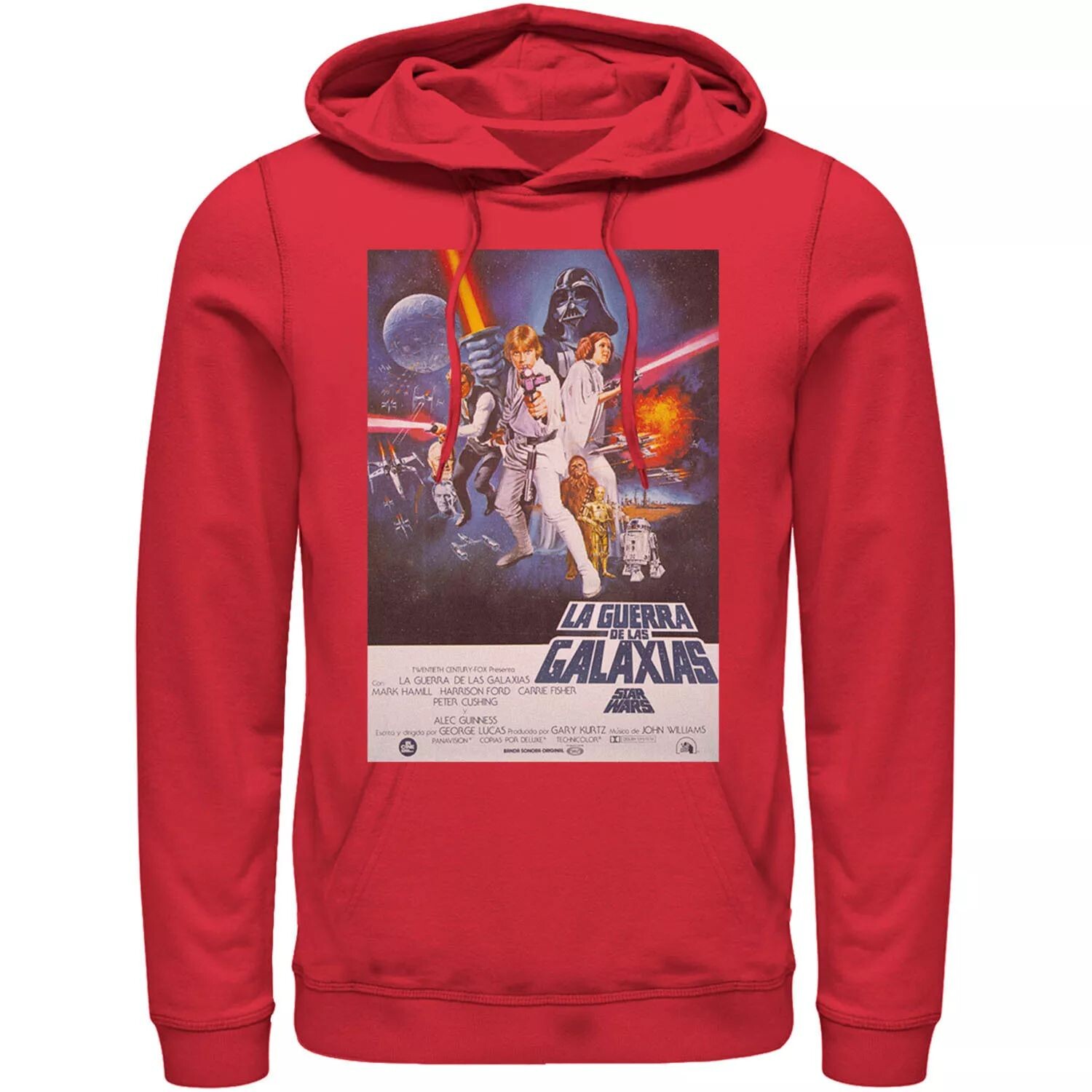 Мужская винтажная толстовка с плакатом «Звездные войны» La Guerra De Las Galaxias Star Wars, красный
Мужская винтажная толстовка с плакатом «Звездные войны» La Guerra De Las Galaxias Star Wars, красный
