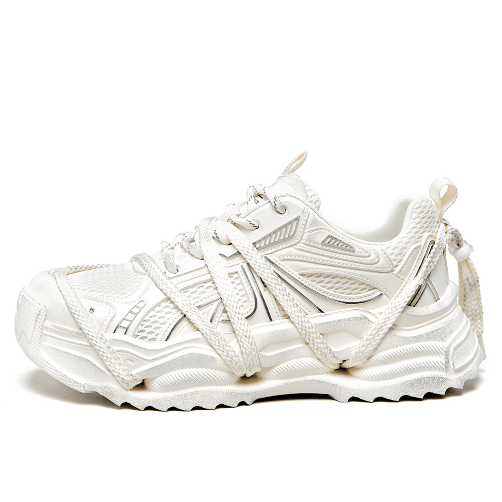 YEARCON Мужские белые низкие массивные кроссовки, цвет White
YEARCON Мужские белые низкие массивные кроссовки, цвет White