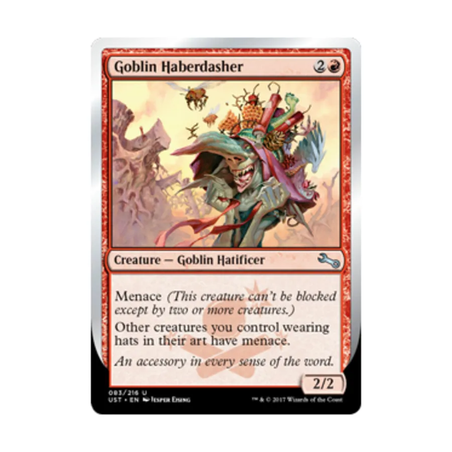 CCG Гоблин Галантерейщик (U), MTG - Unstable
CCG Гоблин Галантерейщик (U), MTG - Unstable