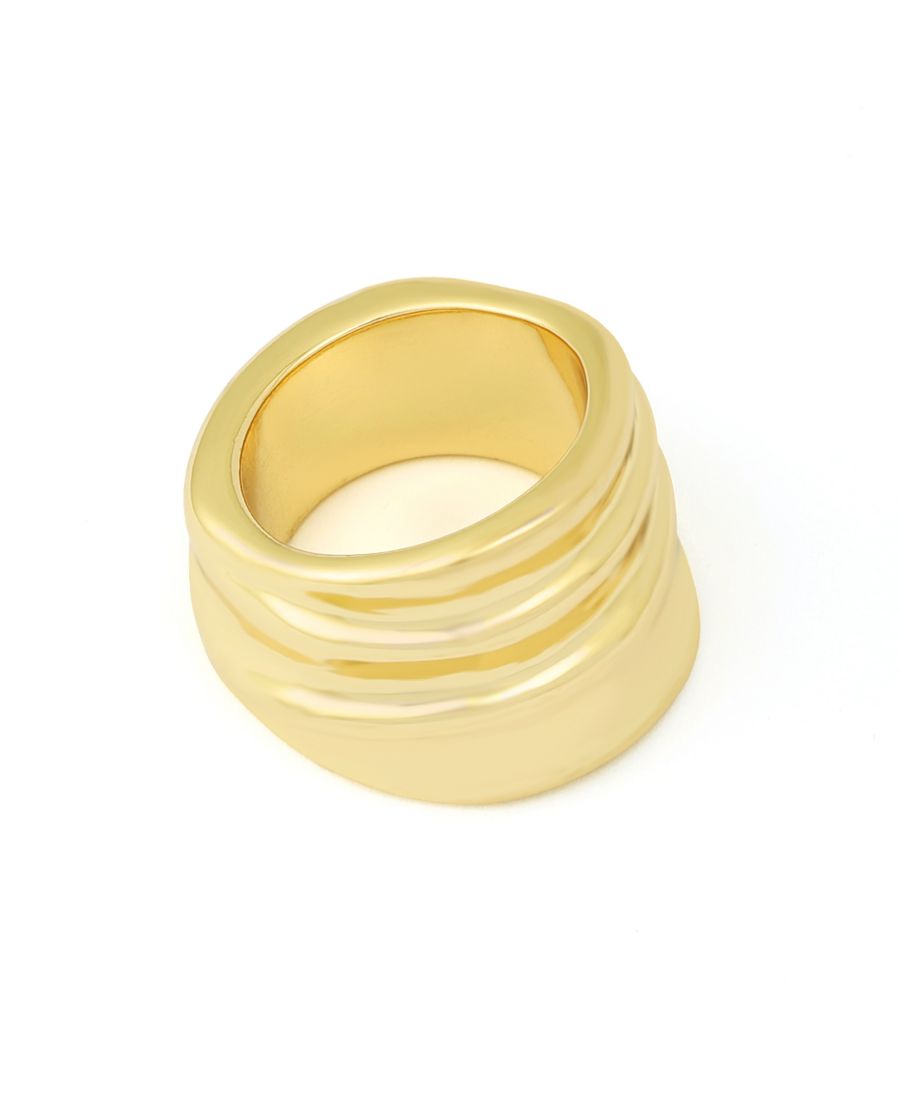 Золотое винтажное кольцо-ободок с рельефным узором Robert Lee Morris Soho, Gold
Золотое винтажное кольцо-ободок с рельефным узором Robert Lee Morris Soho, Gold