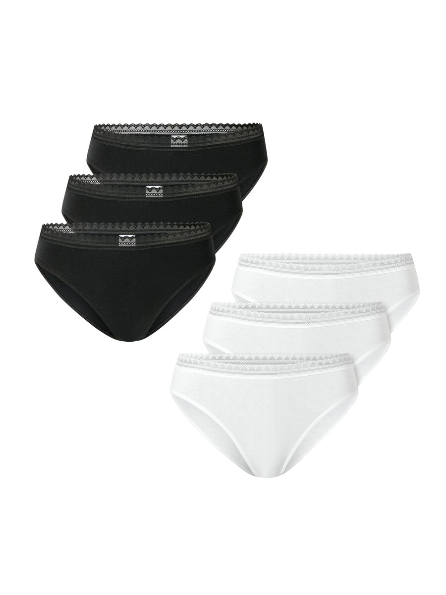 Трусики SCHIESSER Modern Multipacks, черный/белый
Трусики SCHIESSER Modern Multipacks, черный/белый
