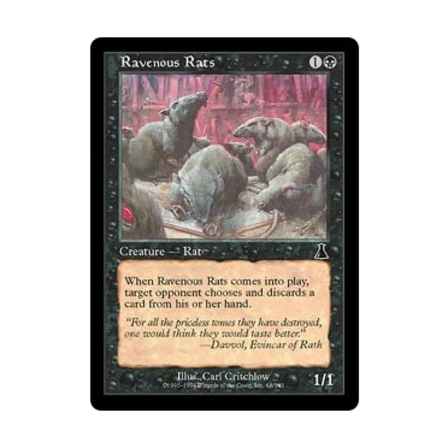 CCG Хищные крысы (С), MTG - Urza's Destiny
CCG Хищные крысы (С), MTG - Urza's Destiny