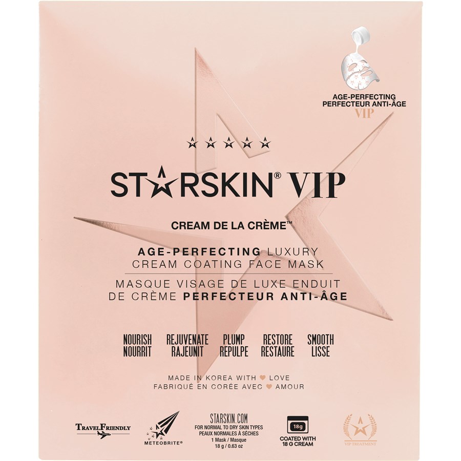 Маска для лица StarSkin Instantly Recovering Face Mask, VIP - Cream de la Crème 18 g
Маска для лица StarSkin Instantly Recovering Face Mask, VIP - Cream de la Crème 18 g
