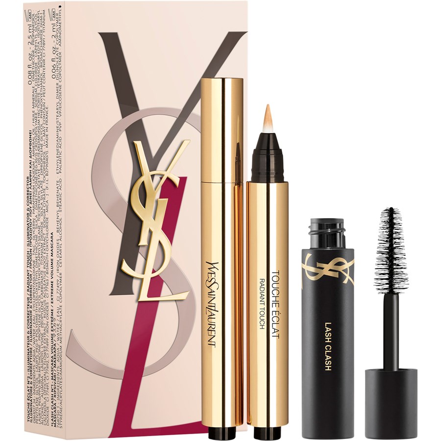 Консилер Yves Saint Laurent Touche Éclat Set, Touche Éclat Concealer N°2 2,5 ml + Mini Lash Clash N°1 2 ml / 1 Stk.
Консилер Yves Saint Laurent Touche Éclat Set, Touche Éclat Concealer N°2 2,5 ml + Mini Lash Clash N°1 2 ml / 1 Stk.