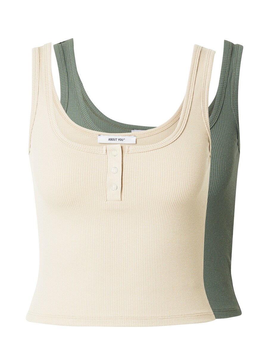 Топ ABOUT YOU Dotta, цвет Light beige/Olive
Топ ABOUT YOU Dotta, цвет Light beige/Olive