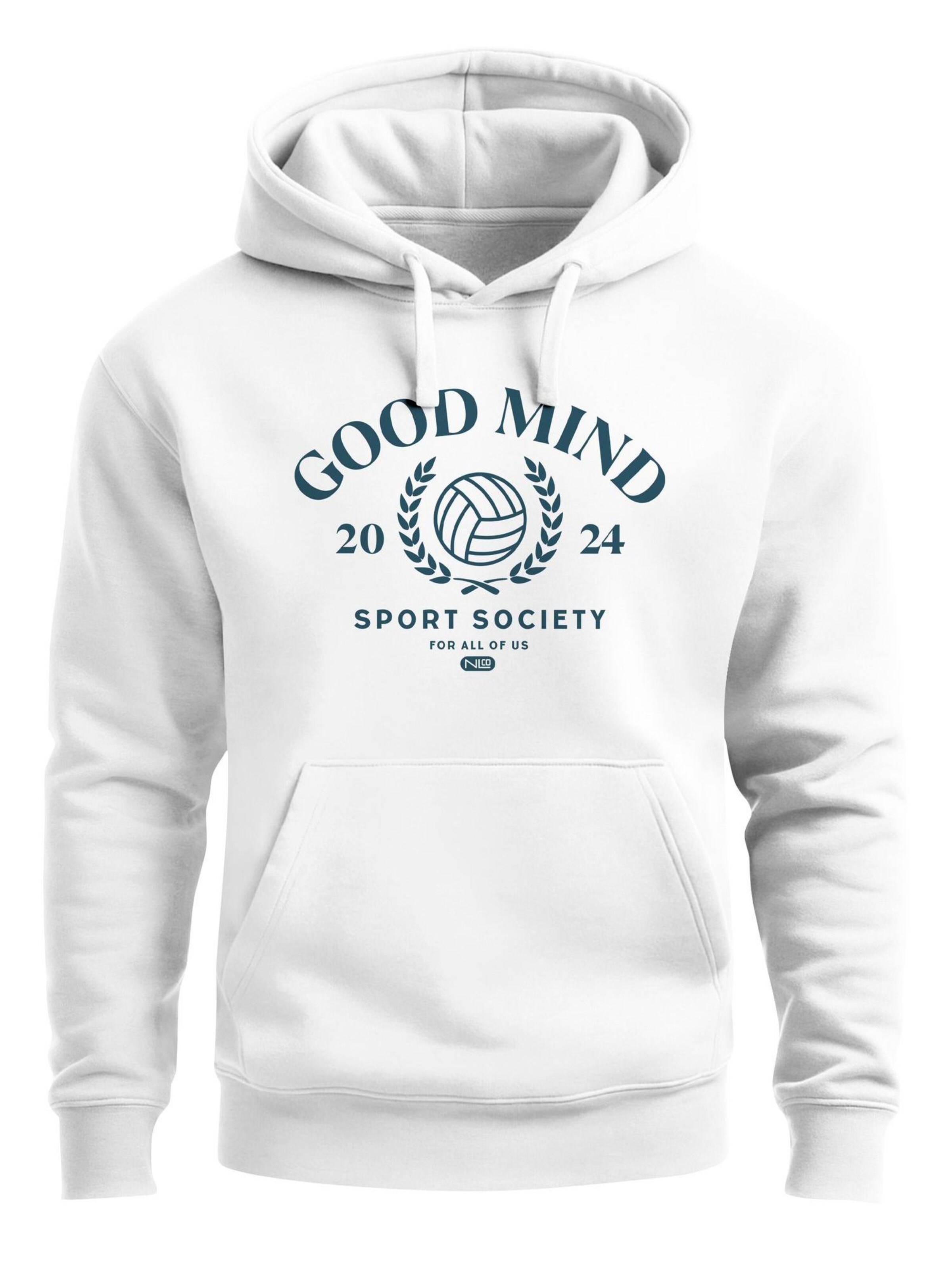 Neverless Толстовка 'Good Mind' в белом цвете
Neverless Толстовка 'Good Mind' в белом цвете