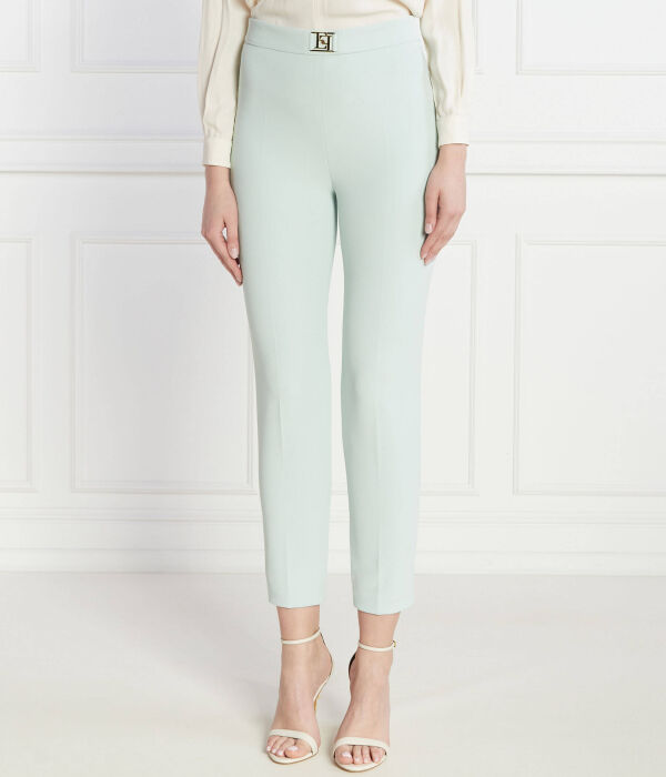 Штаны-сигареты Elisabetta Franchi Slim Fit, зеленый
Штаны-сигареты Elisabetta Franchi Slim Fit, зеленый