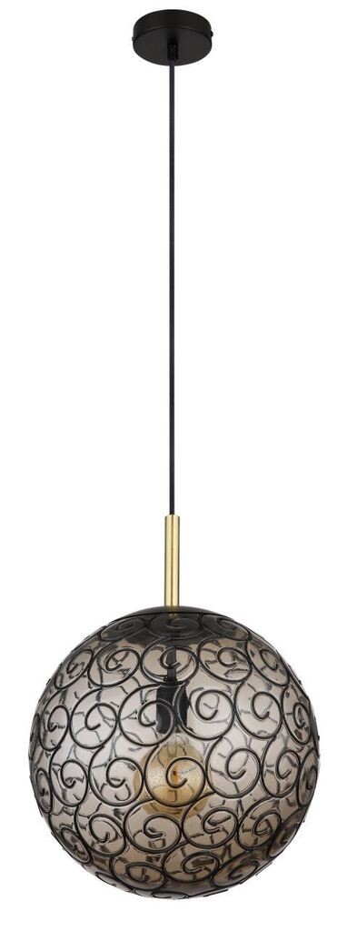 Подвесной светильник Globo Lighting металл черный матовый, металл золотистый матовый, пластик дымчатого цвета, пластик черный матовый, кабель ПВХ коричневый, ø: 350 мм, В: 1200 мм, без 1x E27 LED 9 Вт 230 В.
Подвесной светильник Globo Lighting металл черный матовый, металл золотистый матовый, пластик дымчатого цвета, пластик черный матовый, кабель ПВХ коричневый, ø: 350 мм, В: 1200 мм, без 1x E27 LED 9 Вт 230 В.