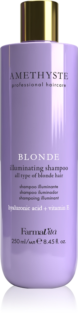 Шампунь Amethyste Blonde с фиолетовыми пигментами для светлых волос Farmavita, 250 мл
Шампунь Amethyste Blonde с фиолетовыми пигментами для светлых волос Farmavita, 250 мл