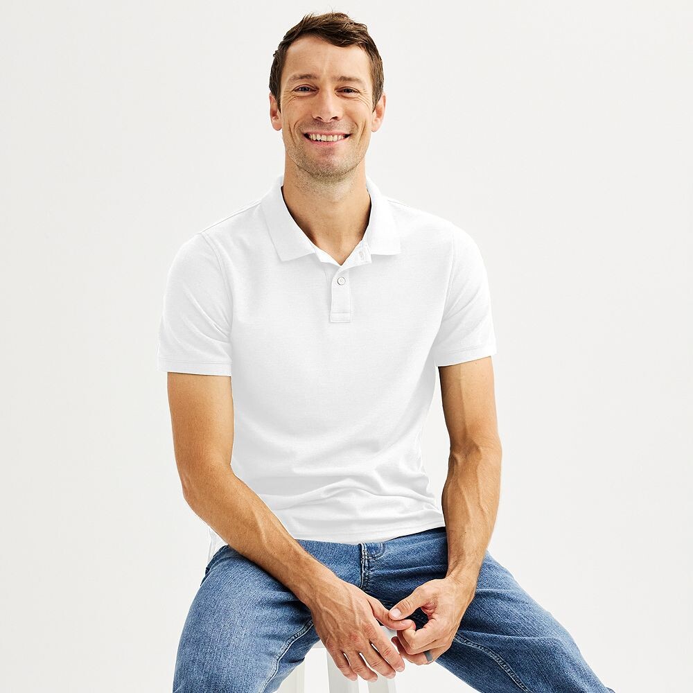 Мужская адаптивная футболка-поло Sonoma Goods For Life Easy Dressing Pique Polo, цвет Modern White
Мужская адаптивная футболка-поло Sonoma Goods For Life Easy Dressing Pique Polo, цвет Modern White