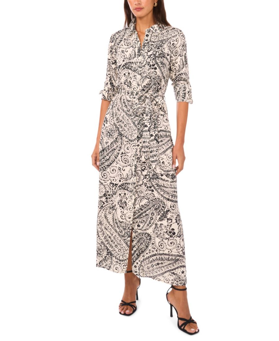 Женское платье-рубашка с воротником Vince Camuto, Rich Black
Женское платье-рубашка с воротником Vince Camuto, Rich Black