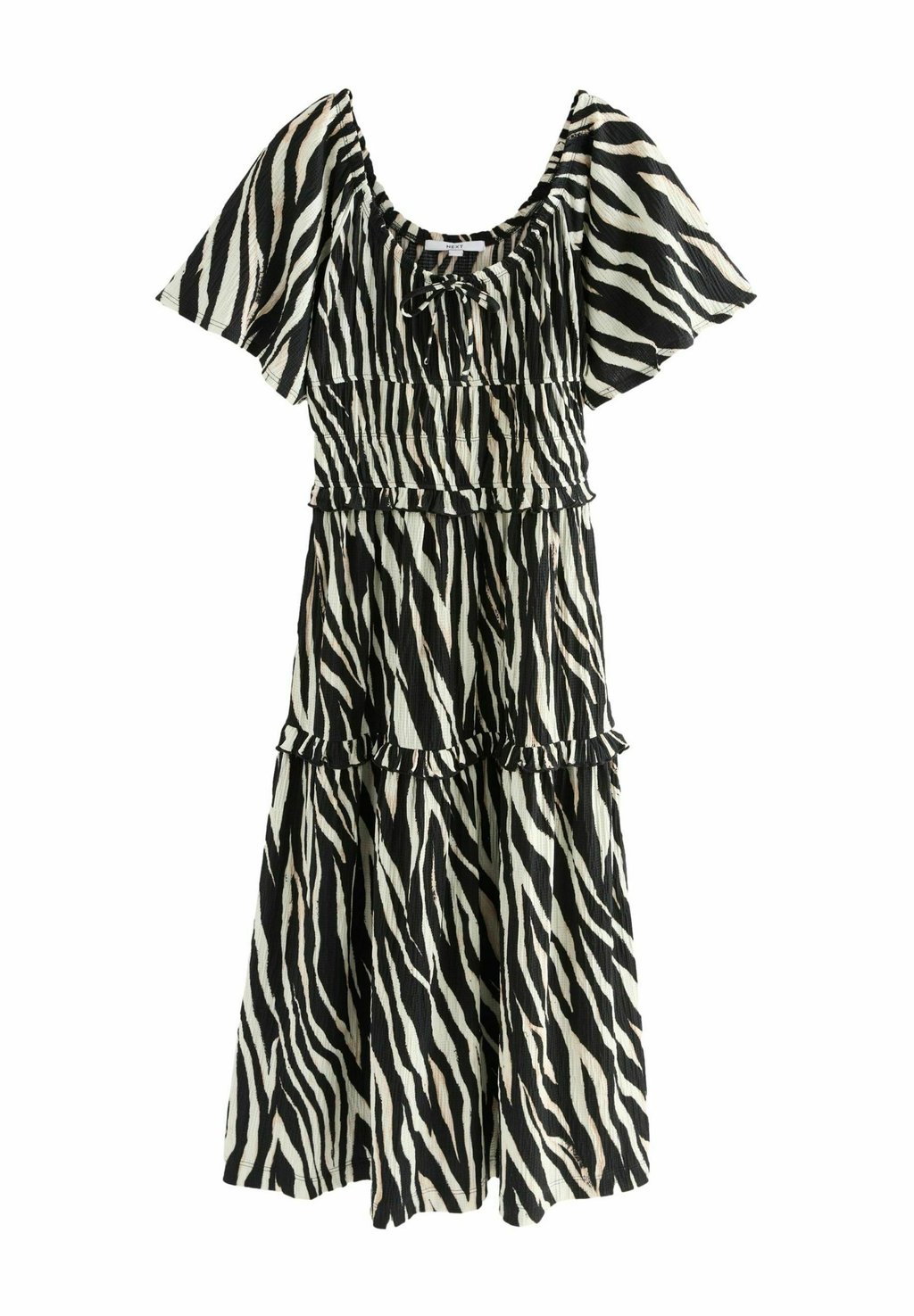 Платье из джерси SHORT SLEEVE TIE FRONT TEXTURED - Maxi dress Next, черный
Платье из джерси SHORT SLEEVE TIE FRONT TEXTURED - Maxi dress Next, черный