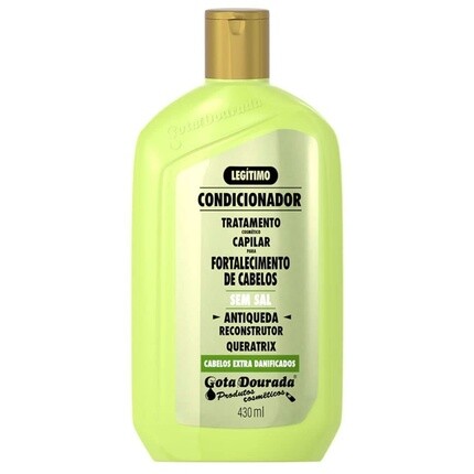 Keratrix Кондиционер для волос от выпадения волос 430 мл Gota Dourada
Keratrix Кондиционер для волос от выпадения волос 430 мл Gota Dourada
