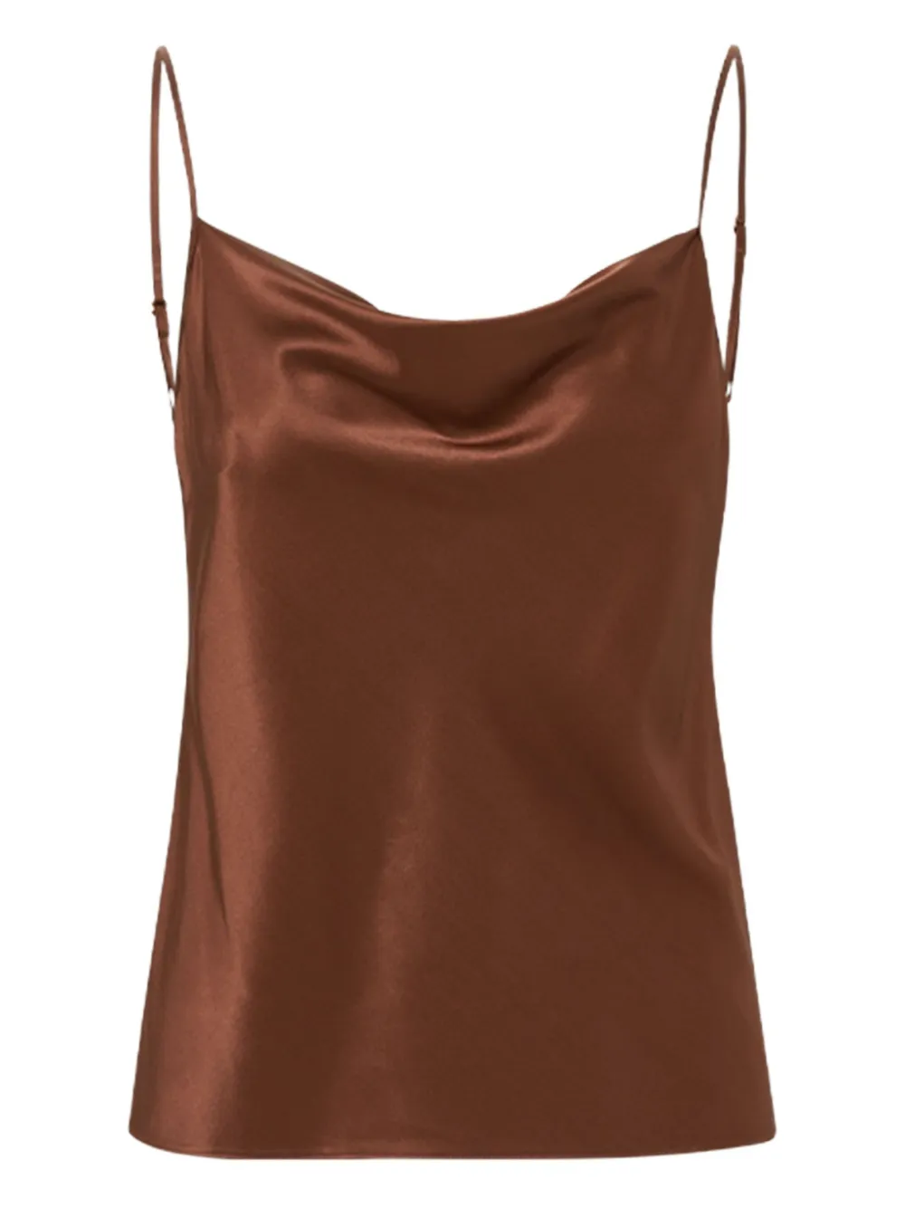 Атласный топ с воротником-хомут Veronica Beard, коричневый
Атласный топ с воротником-хомут Veronica Beard, коричневый