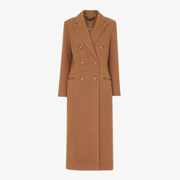 Двубортное пальто из фактурной шерсти с заостренным воротником Whistles, цвет tan, Бежевый, Двубортное пальто из фактурной шерсти с заостренным воротником Whistles, цвет tan
Двубортное пальто из фактурной шерсти с заостренным воротником Whistles, цвет tan, Бежевый, Двубортное пальто из фактурной шерсти с заостренным воротником Whistles, цвет tan