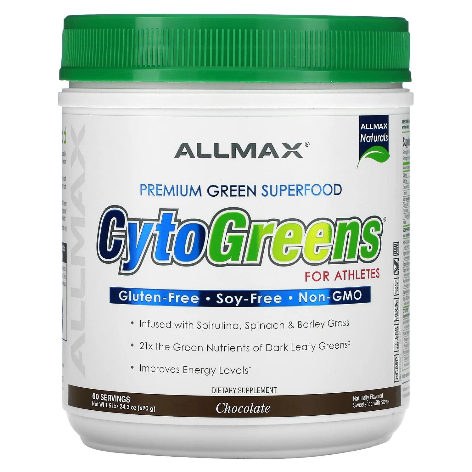 NovaForme CytoGreens премиальный зеленый суперпродукт для спортсменов шоколад 24,3 унц. (690 г)
NovaForme CytoGreens премиальный зеленый суперпродукт для спортсменов шоколад 24,3 унц. (690 г)