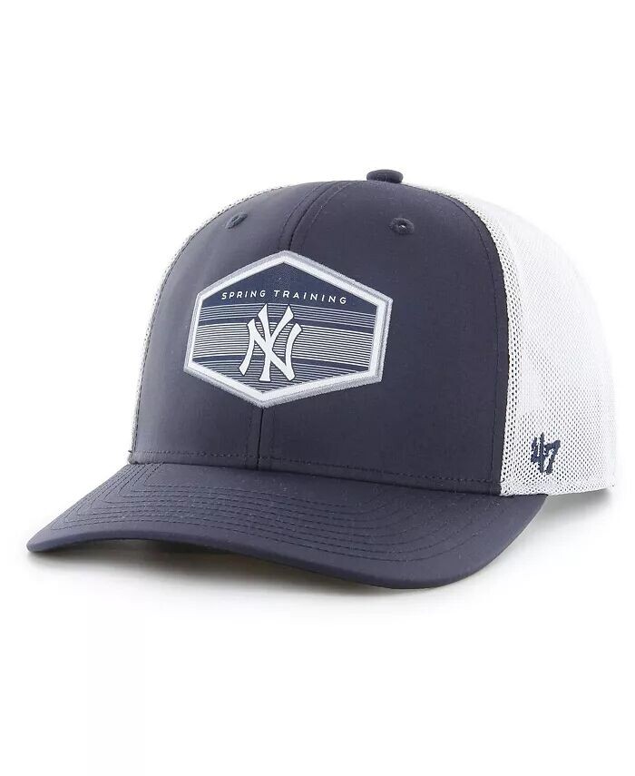 Мужская темно-синяя белая кепка New York Yankees Spring Training Burgess Trucker Snapback '47 Brand
Мужская темно-синяя белая кепка New York Yankees Spring Training Burgess Trucker Snapback '47 Brand