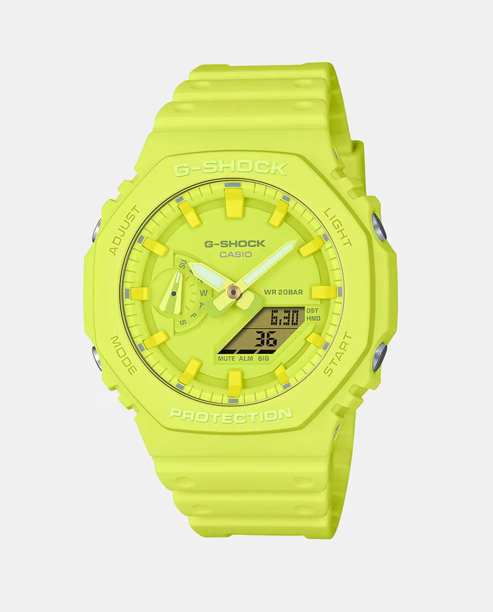 GA-2100-9A9ER Часы Tone on Tone из устойчивой желтой смолы Casio
GA-2100-9A9ER Часы Tone on Tone из устойчивой желтой смолы Casio