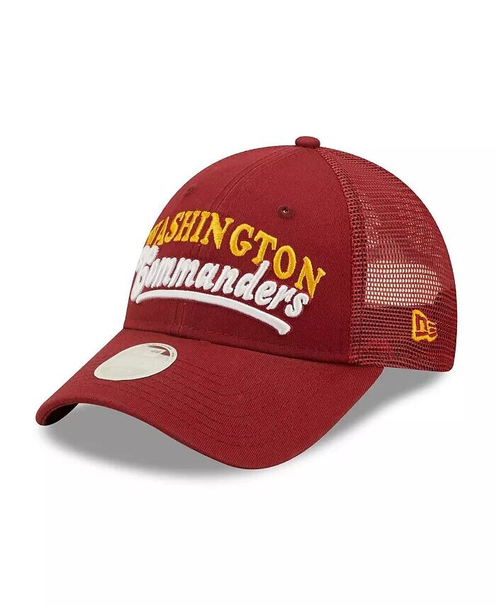Женская бордовая кепка Washington Commanders Team Trucker 9FORTY Snapback New Era, красный
Женская бордовая кепка Washington Commanders Team Trucker 9FORTY Snapback New Era, красный