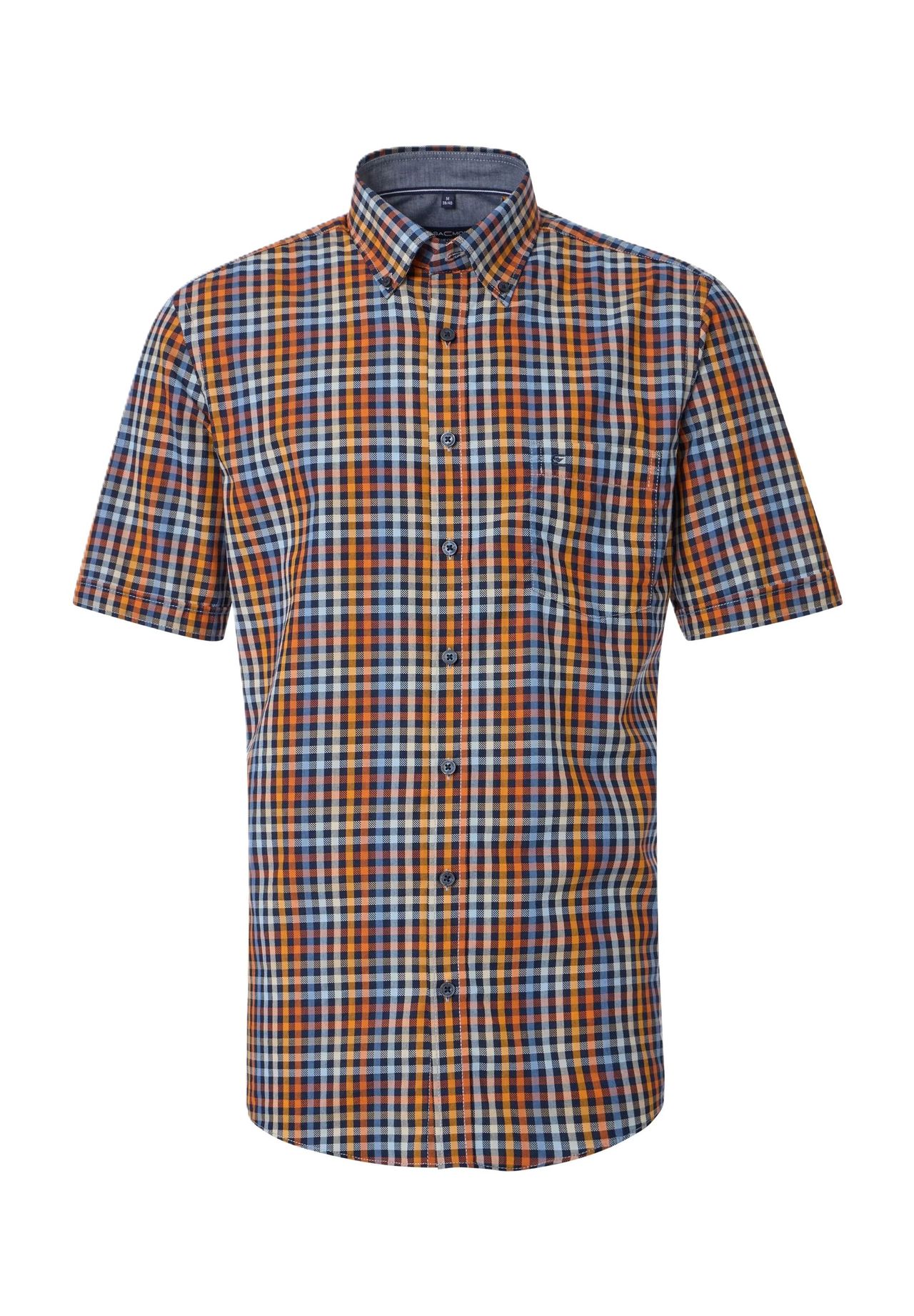 Повседневная рубашка, удобная посадка, короткий рукав, воротник на пуговицах, мужская CASAMODA, оранжевый
Повседневная рубашка, удобная посадка, короткий рукав, воротник на пуговицах, мужская CASAMODA, оранжевый