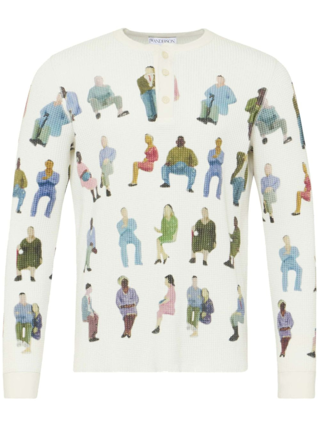 JW Anderson фактурный свитер, белый
JW Anderson фактурный свитер, белый