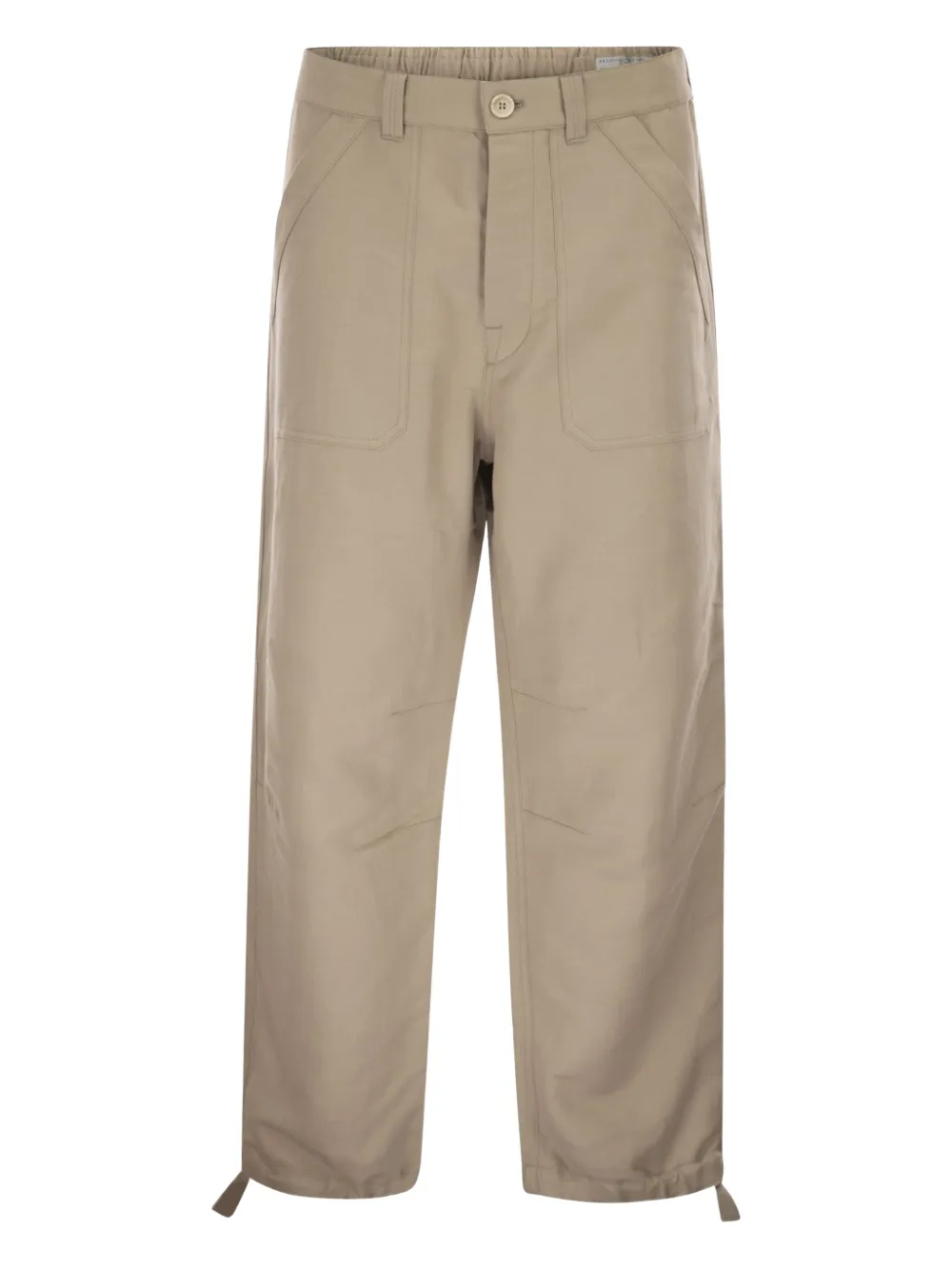 Брюки с накладными карманами и кулиской Brunello Cucinelli, коричневый
Брюки с накладными карманами и кулиской Brunello Cucinelli, коричневый