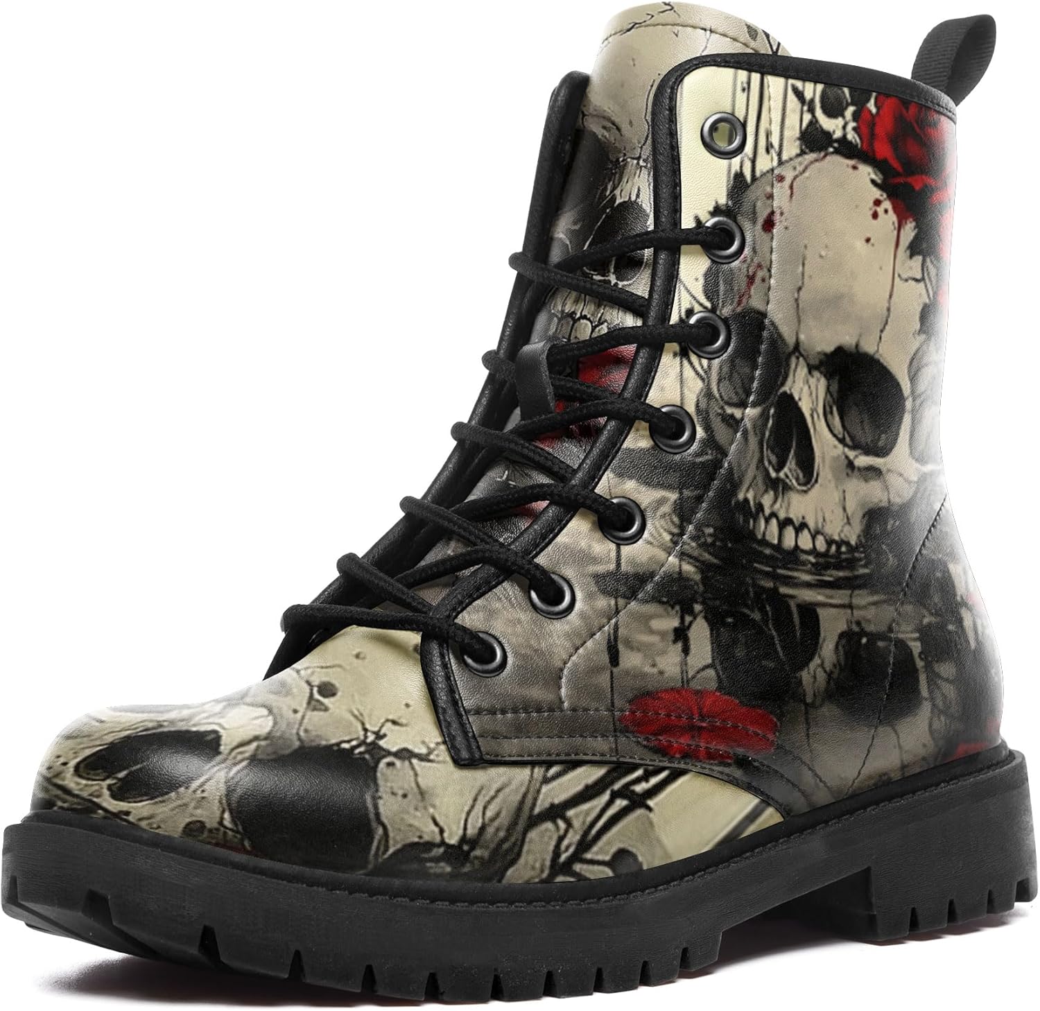 Готические боевые ботинки для женщин и мужчин - панк-рок ботинки на шнуровке с массивным каблуком, короткие ботинки из веганской кожи, водонепроницаемые черные ботинки Coolcustomize
Готические боевые ботинки для женщин и мужчин - панк-рок ботинки на шнуровке с массивным каблуком, короткие ботинки из веганской кожи, водонепроницаемые черные ботинки Coolcustomize