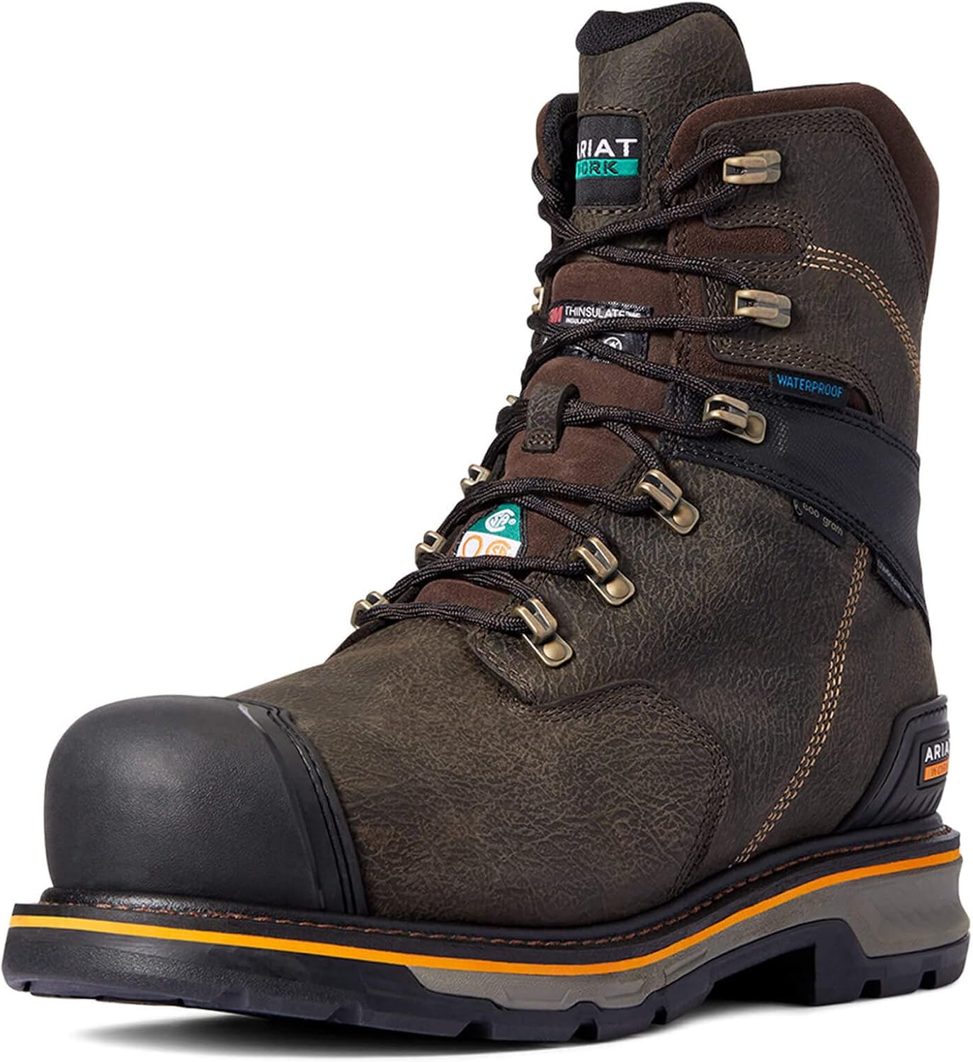 Мужские ботинки Ariat Stump Jumper 8 Csa Glacier Grip водонепроницаемые с композитным носком 600г, Iron Coffee
Мужские ботинки Ariat Stump Jumper 8 Csa Glacier Grip водонепроницаемые с композитным носком 600г, Iron Coffee