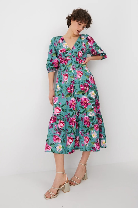 Платье с добавлением льна Medicine, бирюзовый
Платье с добавлением льна Medicine, бирюзовый