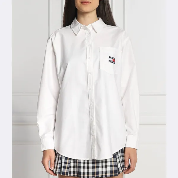 Рубашка в стиле бойфренда Tommy Hilfiger, белый
Рубашка в стиле бойфренда Tommy Hilfiger, белый