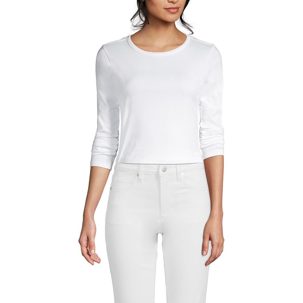 Женские прямые джинсы средней посадки Lands End Lands' End, белый
Женские прямые джинсы средней посадки Lands End Lands' End, белый